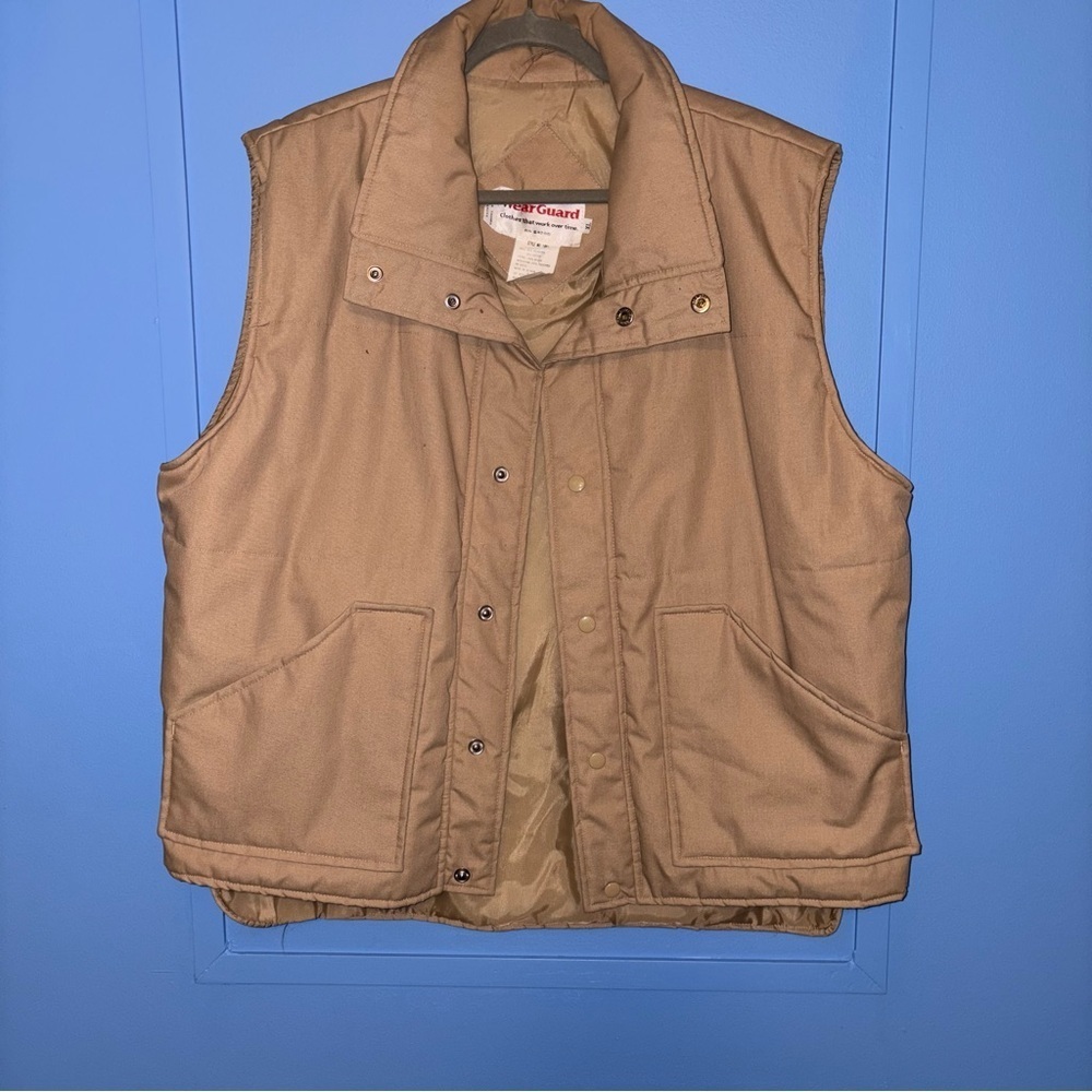 Vintage Wear Guard Men's Tan Vest - Men’s XL​​​